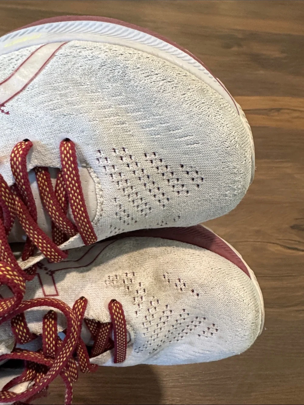 Asics Women's Running Shoes in Light Pink and Burgundy